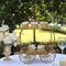 14 in Gold 2 Tier Cinderella Carriage Cupcake Dessert DISPLAY STAND